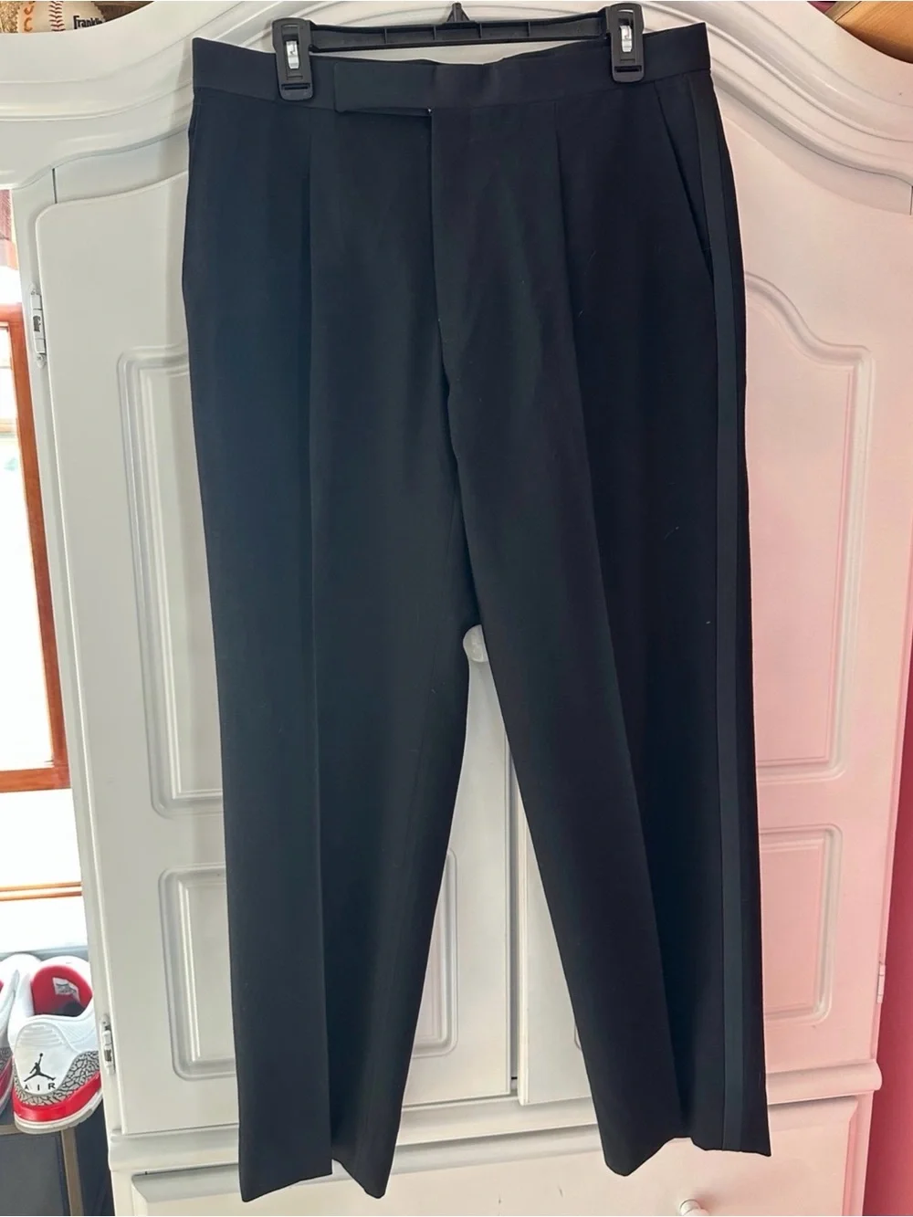 Men’s Italian Black Tuxedo with Matching Pants – Giannino Firenze New York